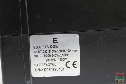 Ellies Power Inverter FBI2000W [ SOLD UNTESTED ] for Spares/Repair Salvage Stock