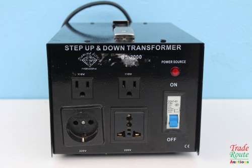 STEP UP 110V TO 220V & STEP DOWN 220V TO 110V TRANSFORMER DS-2000