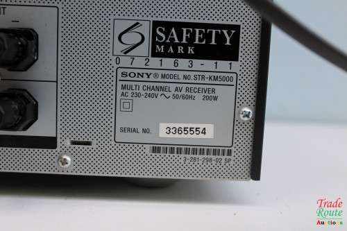 SONY Multi Channel AV Receiver - STR-KM5000 200W - NO POWER - Salvage Stock - For Spares or Repair