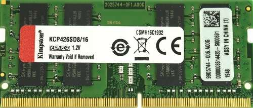 Kingston 16GB DDR4 2666Mhz Memory Laptop RAM [ KCP426SD8/16 ]