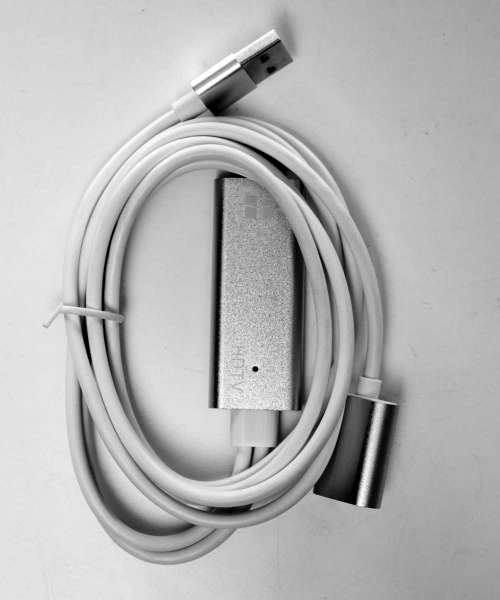 PowerUp USB to HDMI Digital converter Cable - ScreenShare Apple or Android phone Tablet to TV