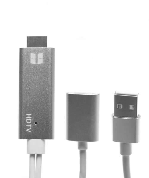 PowerUp USB to HDMI Digital converter Cable - ScreenShare Apple or Android phone Tablet to TV