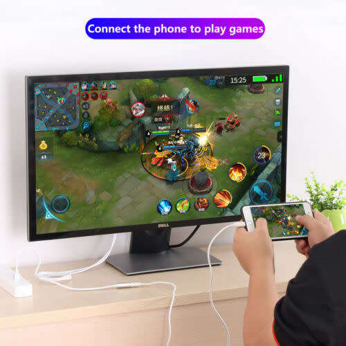 PowerUp USB to HDMI Digital converter Cable - ScreenShare Apple or Android phone Tablet to TV