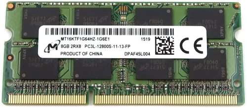 8GB Micron DDR3 1600 MHz PC3-12800 1.35V Laptop RAM Memory [MT16KTF1G64HZ-1G6E1]
