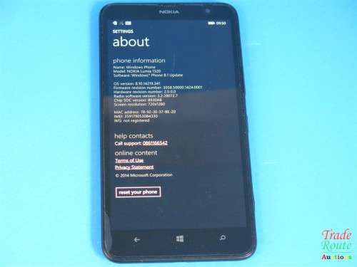 Nokia Lumia 1320 6.0 Inch Touch Screen 5MP Camera smart phone