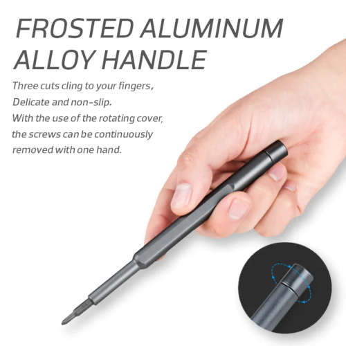 24 in 1 Precision Screwdriver Set Multifunction Magnetic Driver Bit Set Pocket Screwdriver