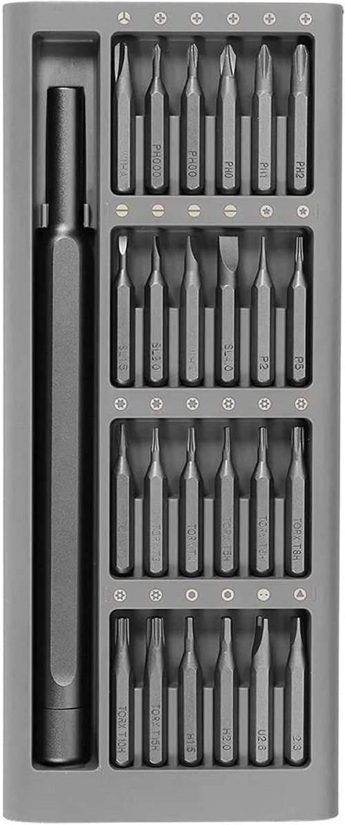 24 in 1 Precision Screwdriver Set Multifunction Magnetic Driver Bit Set Pocket Screwdriver