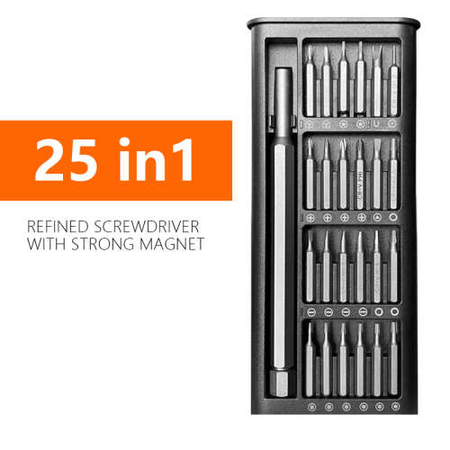 24 in 1 Precision Screwdriver Set Multifunction Magnetic Driver Bit Set Pocket Screwdriver