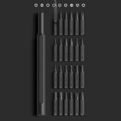 24 in 1 Precision Screwdriver Set Multifunction Magnetic Driver Bit Set Pocket Screwdriver