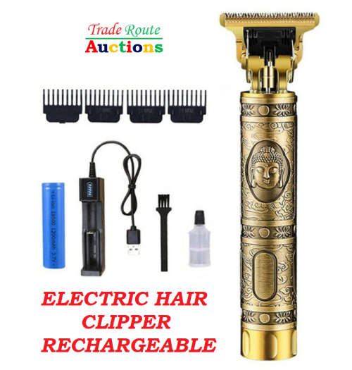 Electric Hair Clipper & Beard Trimmer Rechargeable Battery 1200mAh - Slim & Stylish - Cordless