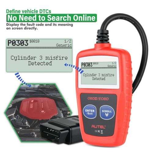 OBD-II Car Fault Detector Code Reader OBD Scanner Diagnostic Tool - Automobile & Cars Several Models