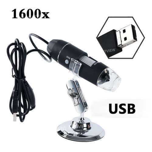 1600X Zoom Digital Microscope with 8 X LED Lights - 50X to 1600X magnification