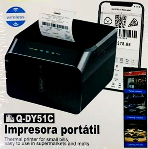 Till slip printer - Portable inkless Thermal Printer USB / Wireless Bluetooth [BRAND NEW]