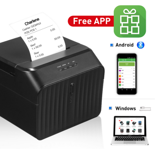 Till slip printer - Portable inkless Thermal Printer USB / Wireless Bluetooth [BRAND NEW]