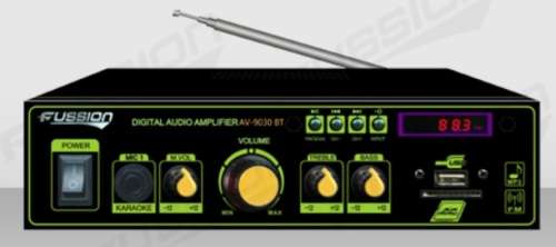 Fussion Digital Audio Amplifier - AV-9030 B FM RADIO - USB - SD CARD - 12V DC / 220V AC