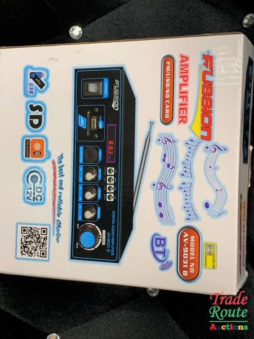 Fussion Digital Audio Amplifier - AV-9031 B FM RADIO - USB - SD CARD - 12V DC / 220V AC
