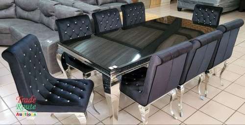 TIFFANY 9-PIECE DINING ROOM SUITE (17283) [ DEMO ] [ R 46,999-00 ] [ COLLECTIONS ONLY]