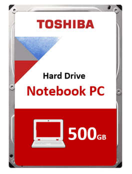 TOSHIBA 500GB HDD for Laptops