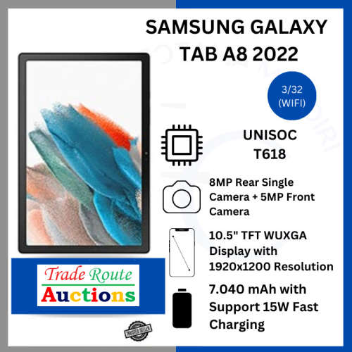 Samsung Galaxy Tab A8 (X200) 10.5` 32GB Touchscreen Tablet [BRAND NEW]