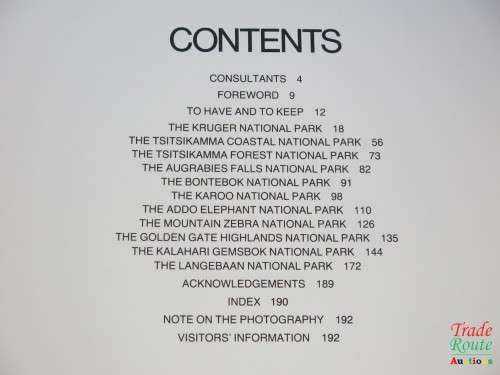 The National Parks of South Africa - Book