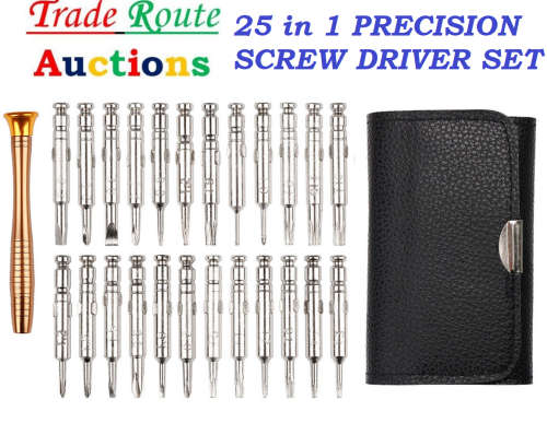 25 in 1 Screwdriver Set Repair Tool Kit  + Case