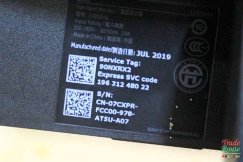 DELL E1916HV 18.5` LED Monitor VGA Only - DAMAGED LCD - Salvage Stock