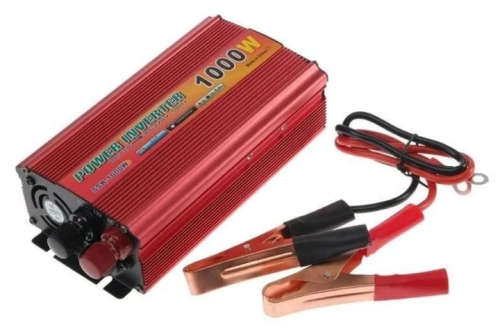 1000Watts 12Volts DC to AC Inverter - 1000W 12V - Can connect to Gel, Deep Cycle Batteries