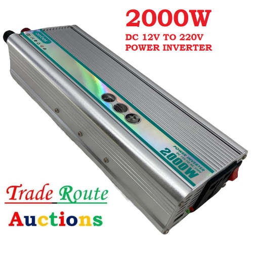2000watts 12v DC to AC Inverter - Aerbes AB-Q015 2000W 12V for Gel  Deep Cycle Car Truck Batteries