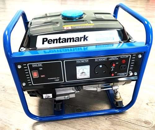 Pentamark PTM-1900DC Portable Petrol Generator 1000W 200VAC 4-Stroke 5L Air Cooled Genset