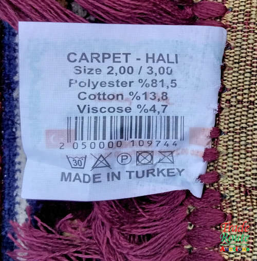 Very Fine Modern and Stunning Turkish Hali Carpet - Made in Turkey - 2.00 X 3.00 Meters
