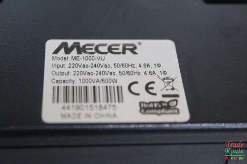 MECER ME-1000-VU UPS [ Salvage Stock  - No Power] For Spares or Repair