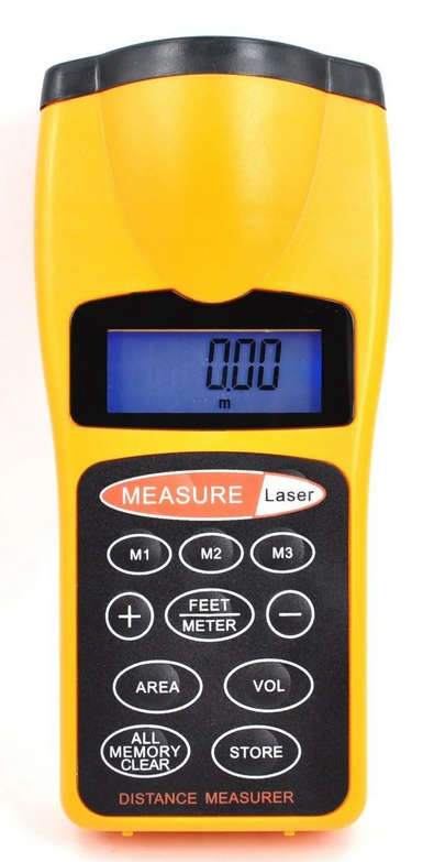 Digital Ultrasonic Laser Distance Meter Rangefinder 0.5m-18m