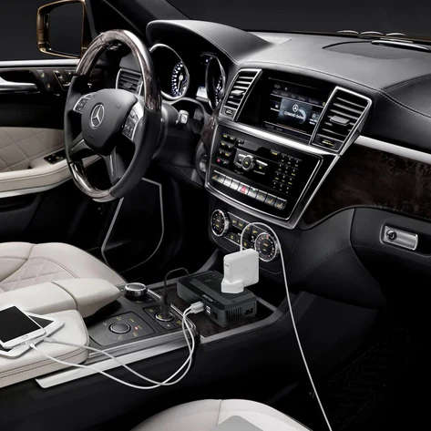 300W DC 12V to 220V AC Car Power Inverter, 2XUSB 1XType-C Ports Charger Adapter Automobile Inverter