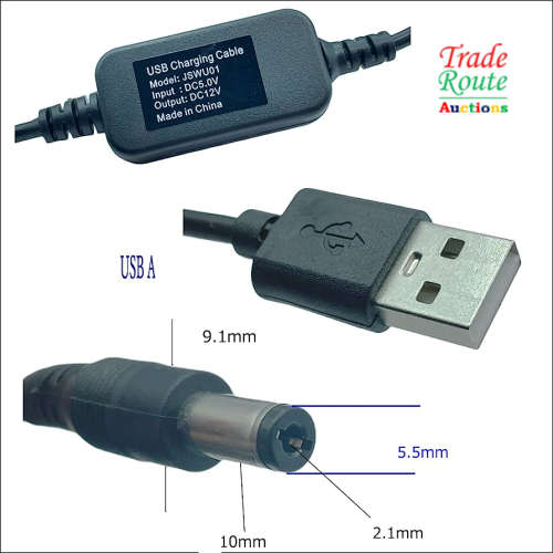 USB 5V to 12V (Power Bank to Wi-Fi Router) USB Step Up Voltage Converter