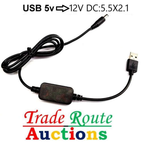 USB 5V to 12V (Power Bank to Wi-Fi Router) USB Step Up Voltage Converter