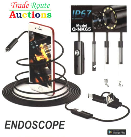 Endoscope Type-C, IP67 Endoscope Camera for Mobile with 3.5m Cable View on Cellphone Screen