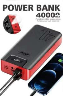 40000mAh LED Portable Mobile Power Bank  PowerBank 40000 mAh 2xUSB/Micro/Type-C/LCD