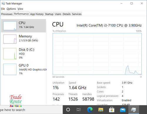 Dell OptiPlex 3050 Mini Tower Desktop PC | Core i3 7100 7th Gen 3.9Ghz