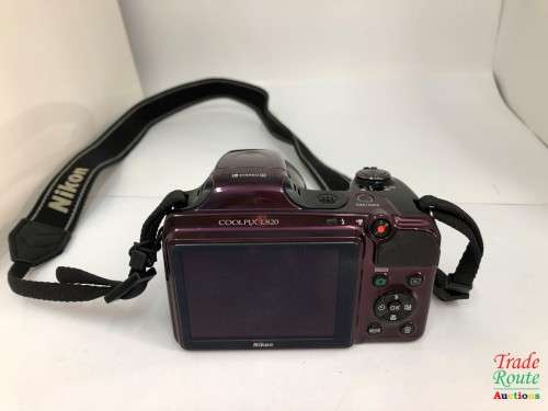 Nikon Coolpix L820 Digital Camera 16 Megapixels 30x Optical Zoom 7.6 cm (2.7 Inch) LCD Monitor IS