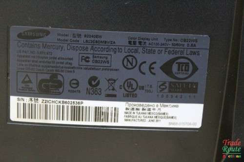 Samsung B2240EW computer monitor 55.9 cm 22 INCH 1680 x 1050 pixels Black