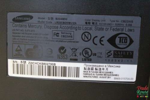 Samsung B2240EW computer monitor 22 INCH 1680 x 1050 pixels Black