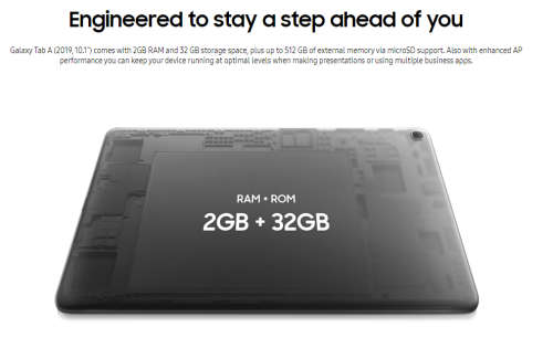 Samsung Galaxy Tab  10.1 inch (SM-T515) LTE & WiFi Tablet - Black - PLEASE READ