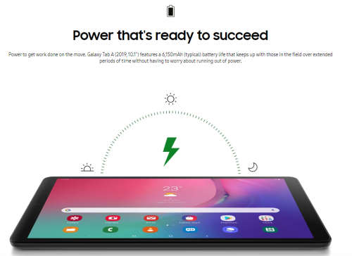 Samsung Galaxy Tab  10.1 inch (SM-T515) LTE & WiFi Tablet - Black - PLEASE READ