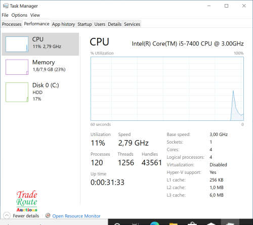 LENOVO V520S Tower Desktop PC Computer |  CORE i5 7400 7th Gen 3.0GHz | 8GB RAM |  1TB HDD