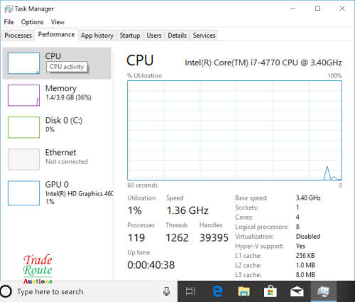 HP ELITEDESK 800 G1 SFF Desktop PC | Core i7 4770 3.4Ghz | 4GB RAM | 500GB HDD DESKTOP PC