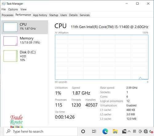 Gigabyte B560M DS3H V2 Gaming PC | Core i5 11400 11th Gen 2.6GHz | 8GB RAM | 2TB HDD