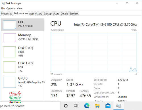 ACER ASPIRE XC-780 Desktop Computer | Core i3 6100 3.7Ghz 6th Gen | 16GB RAM | 1TB HDD