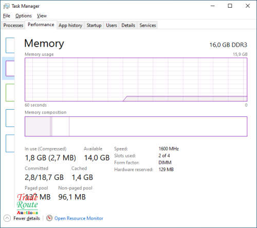 GIGABYTE B85M-HD3 Gaming PC - Core i7 16GB RAM 256GB SSD NVidia GeForce GTX 1050 2GB Graphics