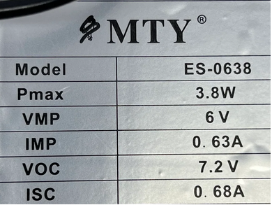 Solar Panel Emergency Charging Unit for Charging Cellphones