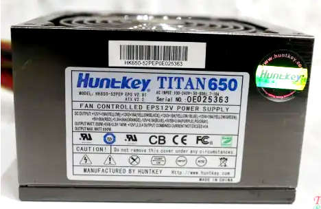 HuntKey Titan 650 Computer Power Supply